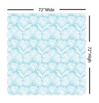 Folly Beach Glass | Scalloped Shower Curtain | Made in the USA