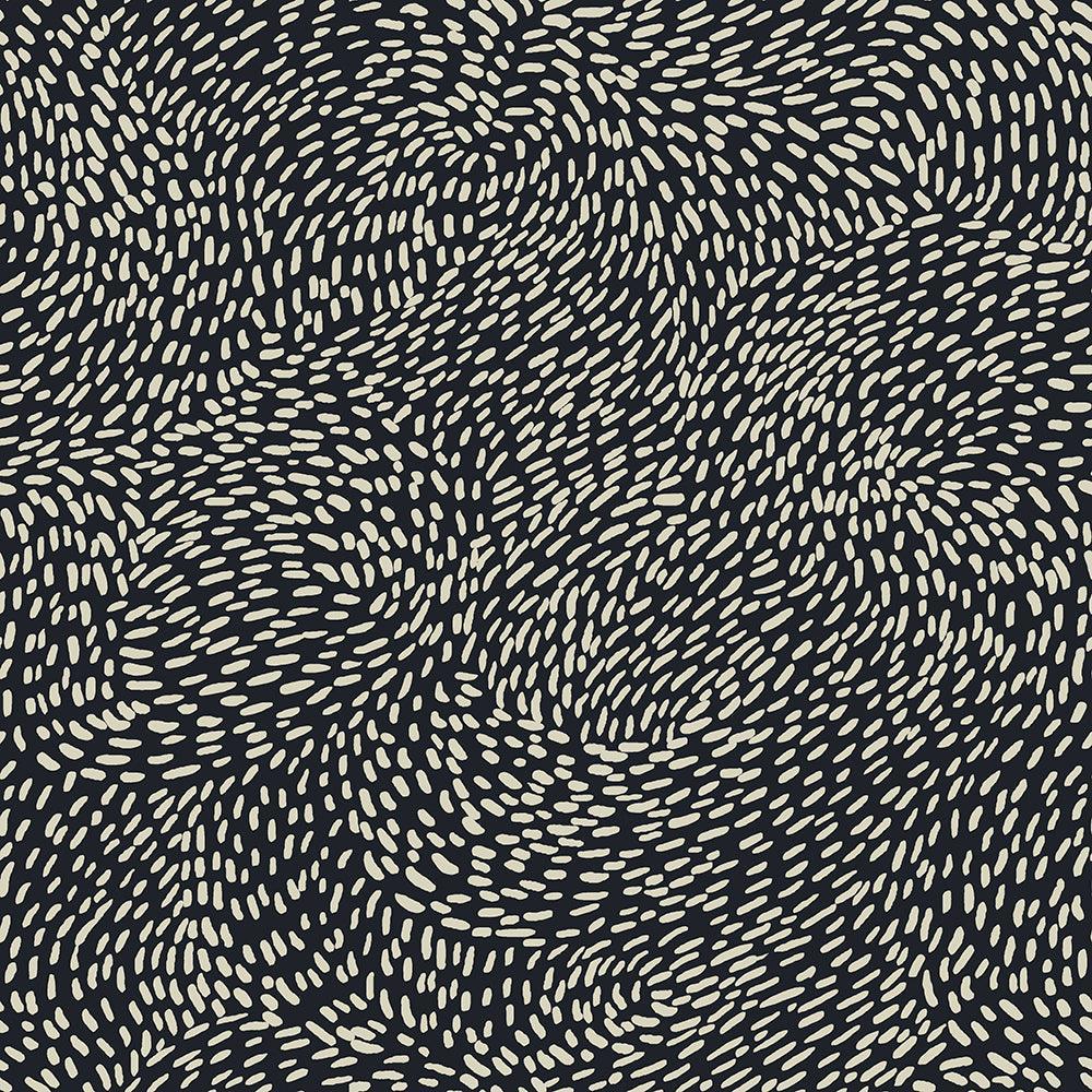 Soren Midnight Black | Fabric By The Yard