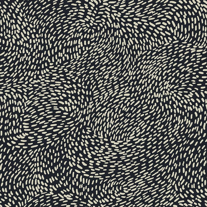 Soren Midnight Black | Fabric By The Yard