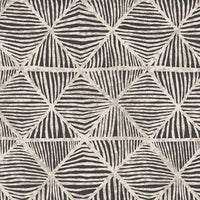 Mali Onyx  Black Throw Pillow