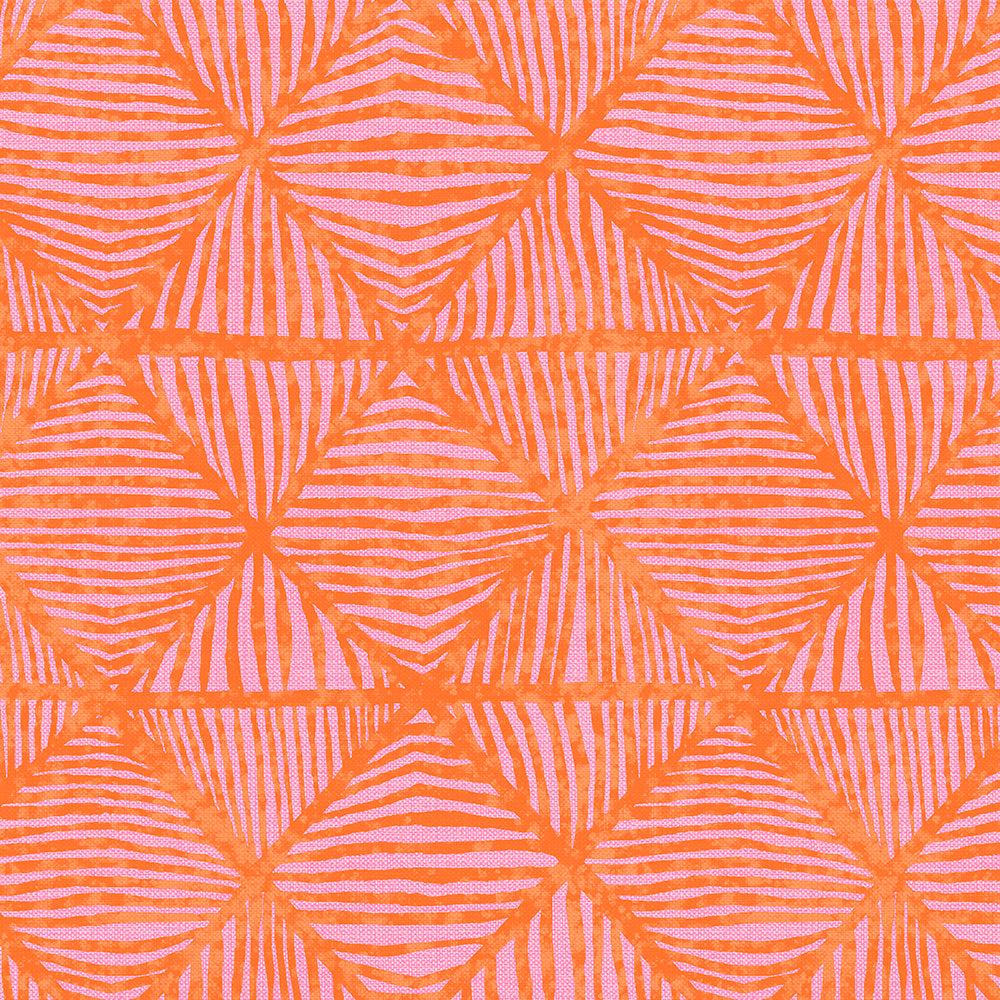 Mali Sunset Sorbet | Orange & Pink Lumbar Throw Pillow