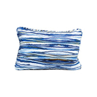 Myriad Marble Larkspur Blue | Lumbar Throw Pillow