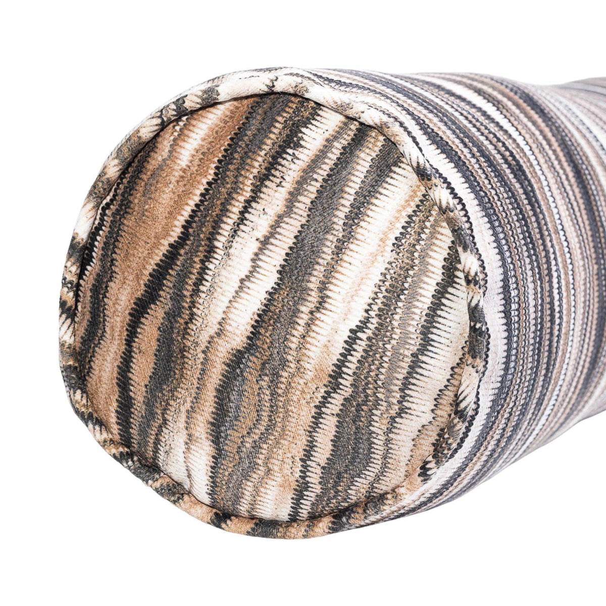 Myriad Marble Espresso Brown Bolster Pillow