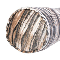 Myriad Marble Espresso Brown Bolster Pillow