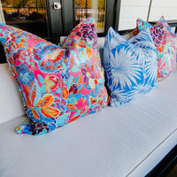Veneta Floral Pink | Throw Pillow