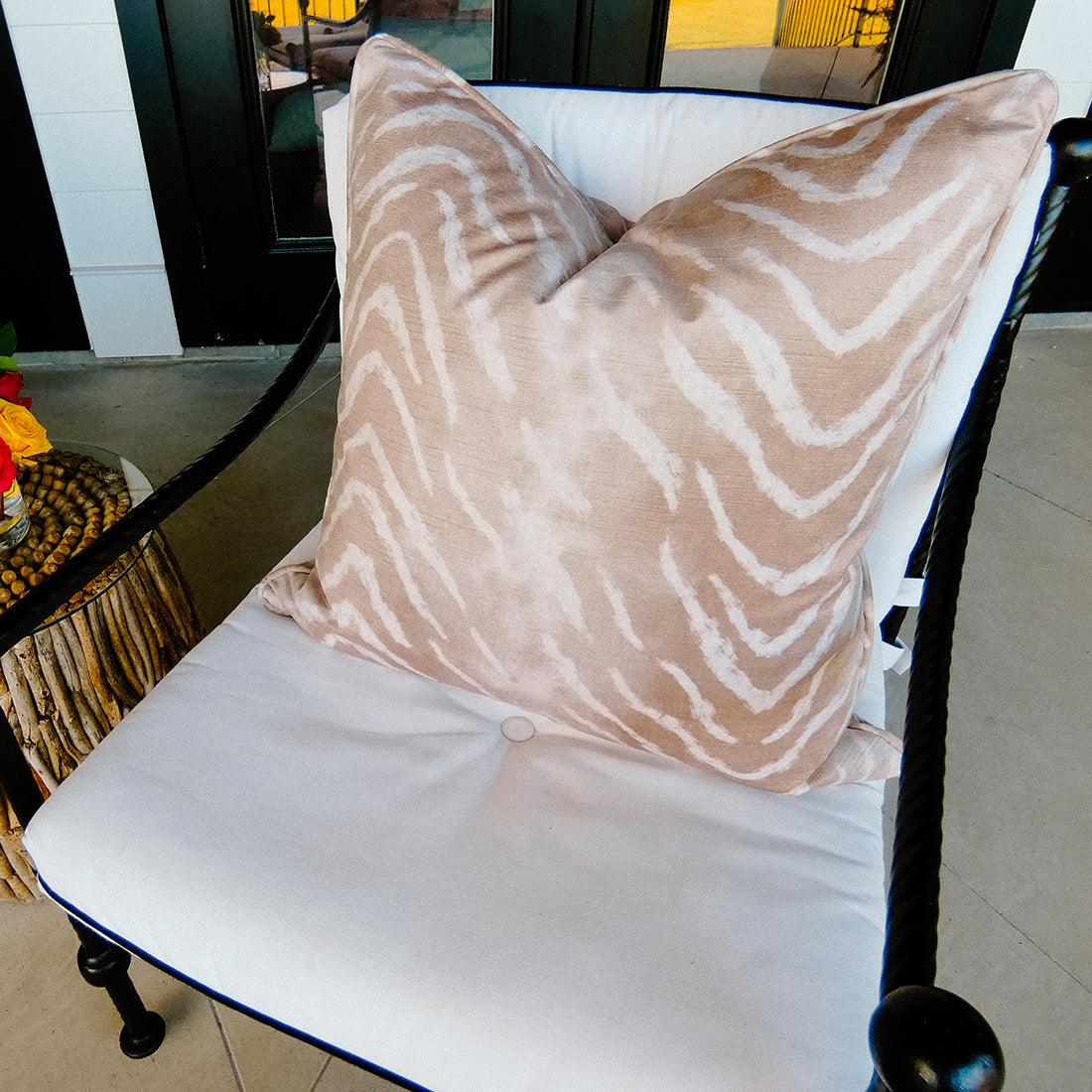 Zigby Sand Animal Print | Throw Pillow