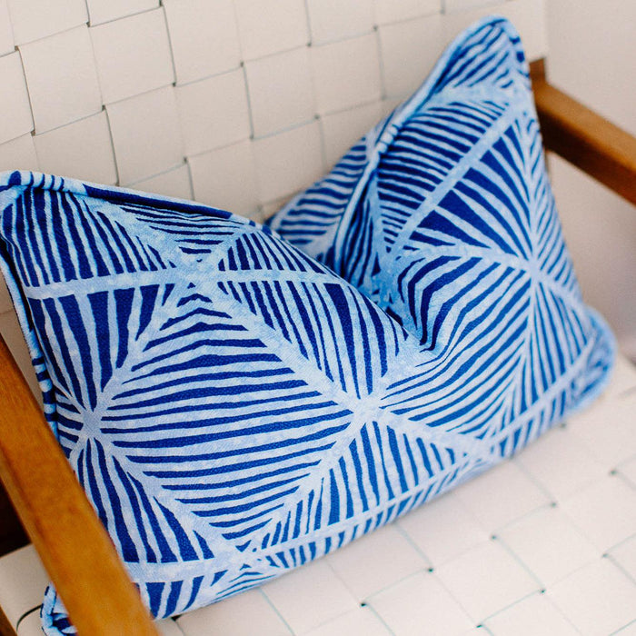 Mali Larkspur Blue | Throw Pillow