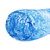 Senlin Azure Blue | Chinoiserie Bolster Pillow