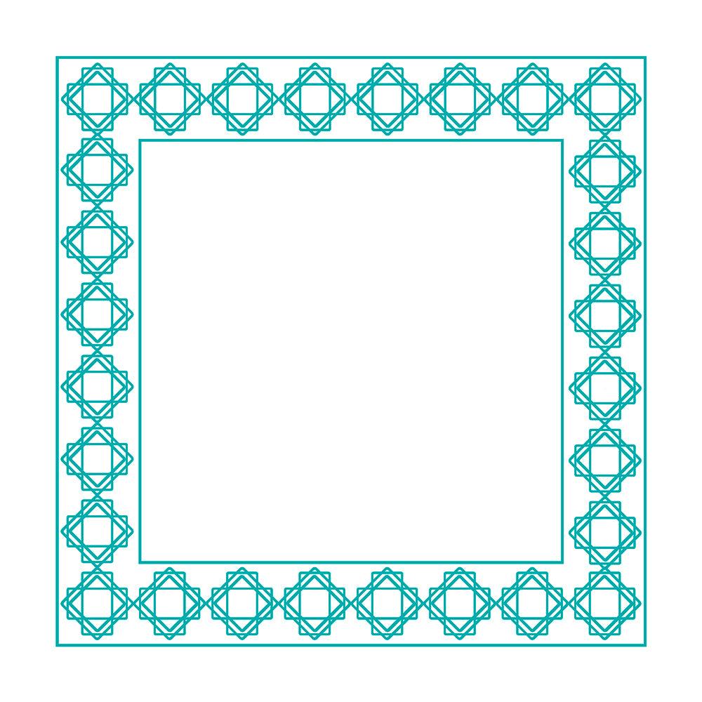 Signature Ceramic Teal Throw Pillow