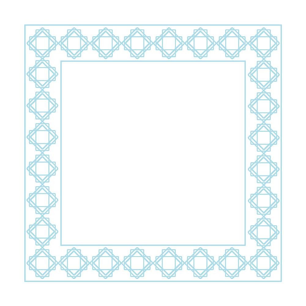 Signature Delicate Blue Throw Pillow