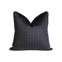Valsell Graphite | Grey & Black Throw Pillow
