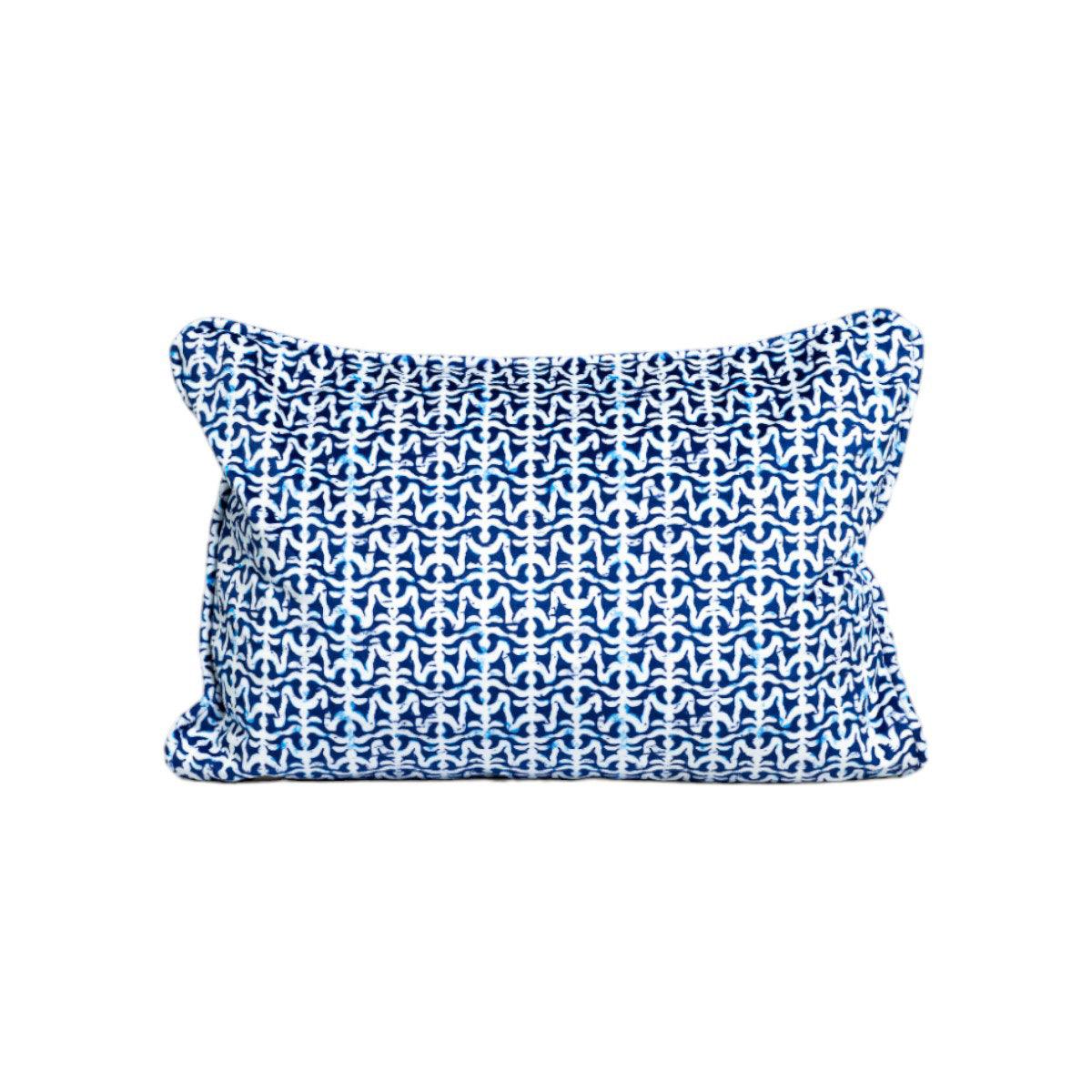 Valsell Larkspur Blue | Lumbar Throw Pillow