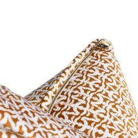 Valsell Sunbaked | Golden Throw Pillow