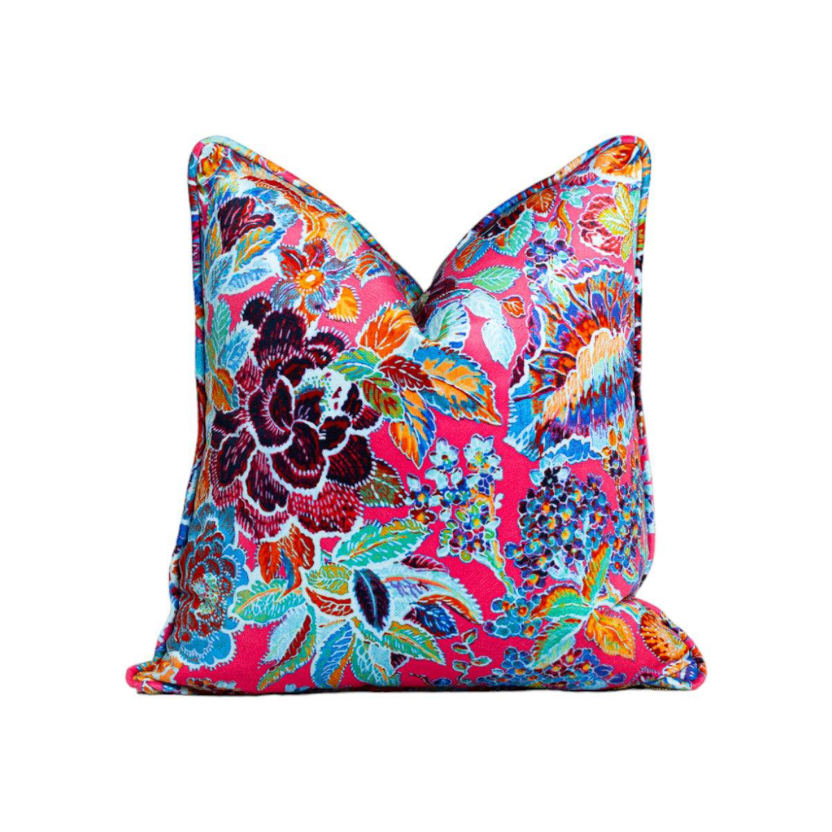 Veneta Floral Pink | Throw Pillow