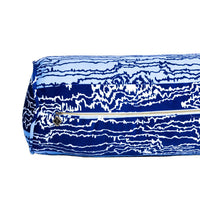 yari indigo bolster zipper close