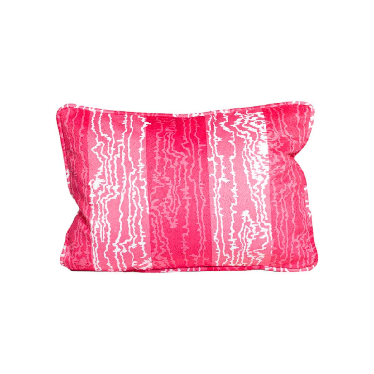 Yari Zany Pink | Lumbar Throw Pillow