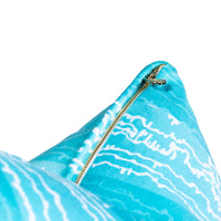 Yari Opal Blue | Throw Pillow