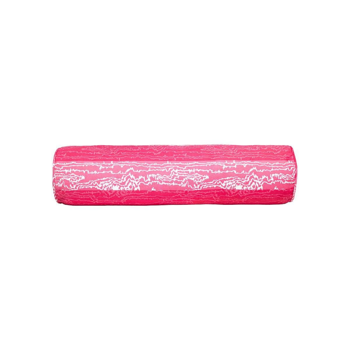 Yari Zany Pink Bolster Pillow