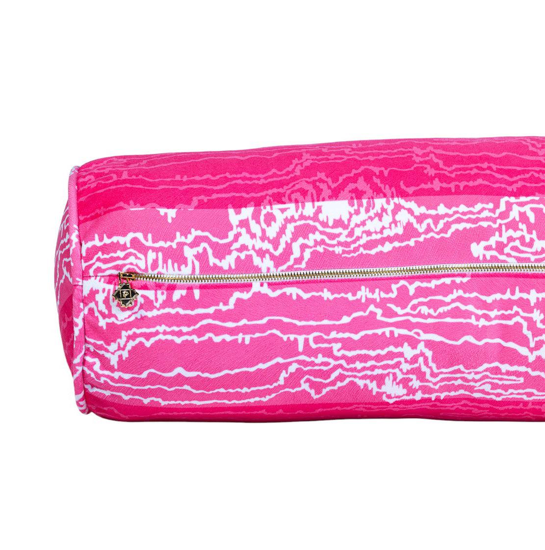 Yari Zany Pink Bolster Pillow