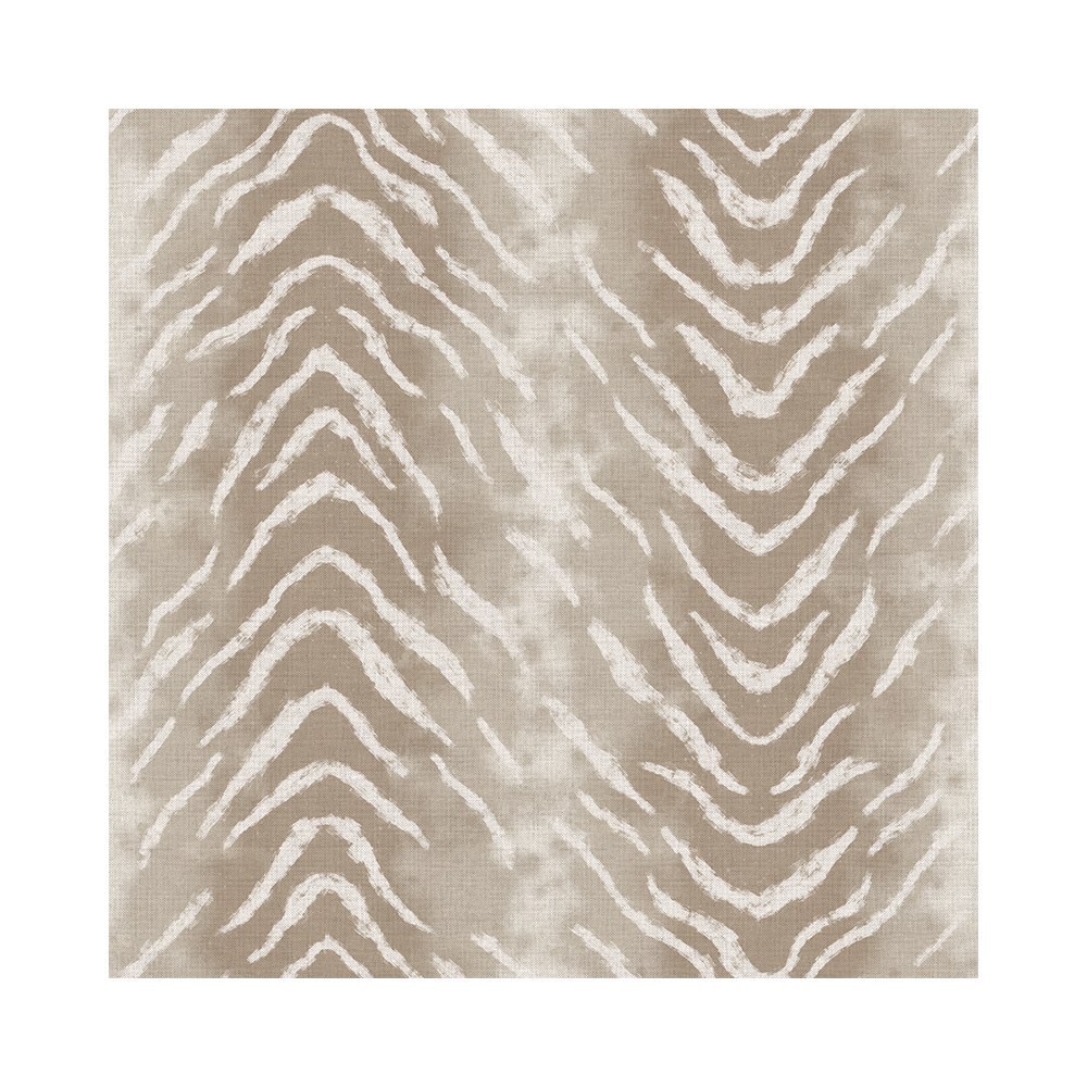 Zigby Sand | Scalloped Shower Curtain | Made in the USA