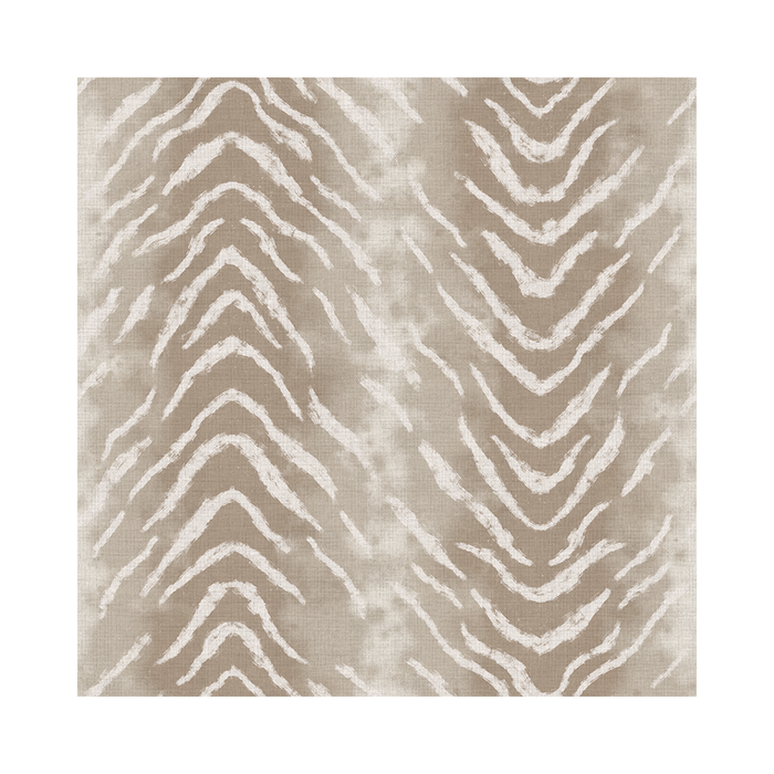 Zigby Sand | Scalloped Shower Curtain | Made in the USA