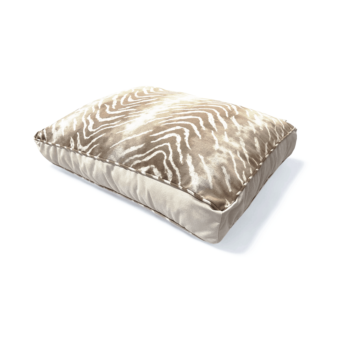 The Enzo | Brown & White Customizable Pet Bed