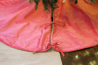 Sugarplum Dream Tree Skirt | Reversible Green & Pink Pattern
