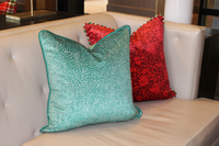 Emerald Corded Throw Pillow