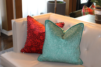 Emerald Corded Throw Pillow