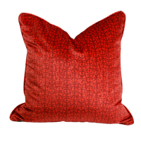 Crimson Fir Corded Throw Pillow