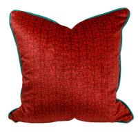 Crimson Fir Corded Throw Pillow