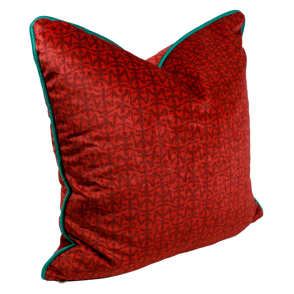 Crimson Fir Corded Throw Pillow