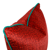 Crimson Fir Corded Throw Pillow