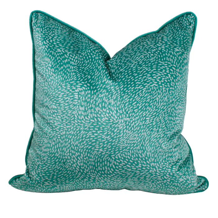 Emerald Corded Throw Pillow