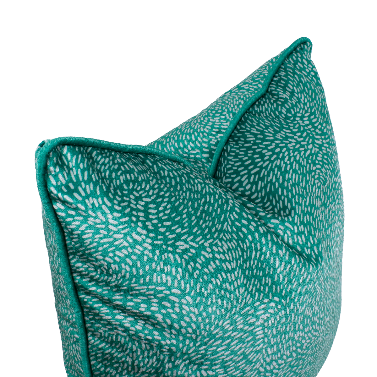 Emerald Corded Throw Pillow