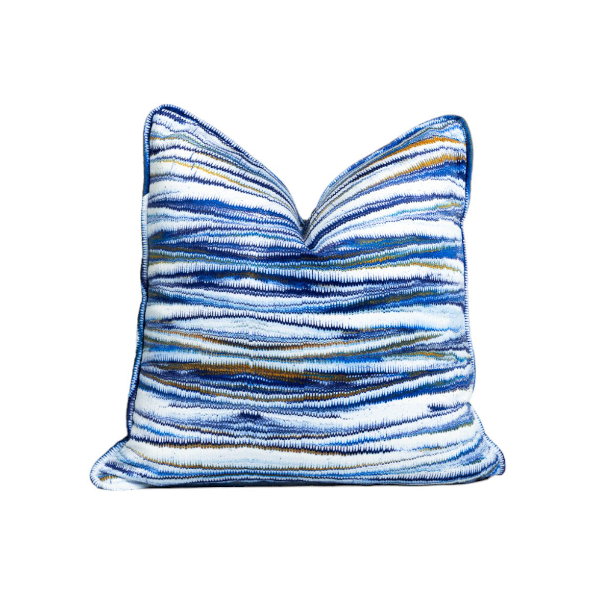 Myriad Marble Larkspur Throw Pillow