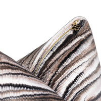 Myriad Marble Espresso Throw Pillow