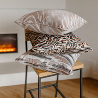 Zigby Sand Animal Print Throw Pillow