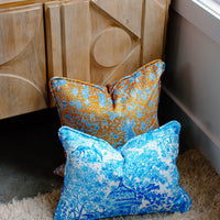 Ganni Sunbaked | Chinoiserie Throw Pillow