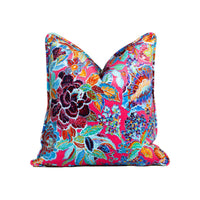 Veneta Floral Pink Throw Pillow