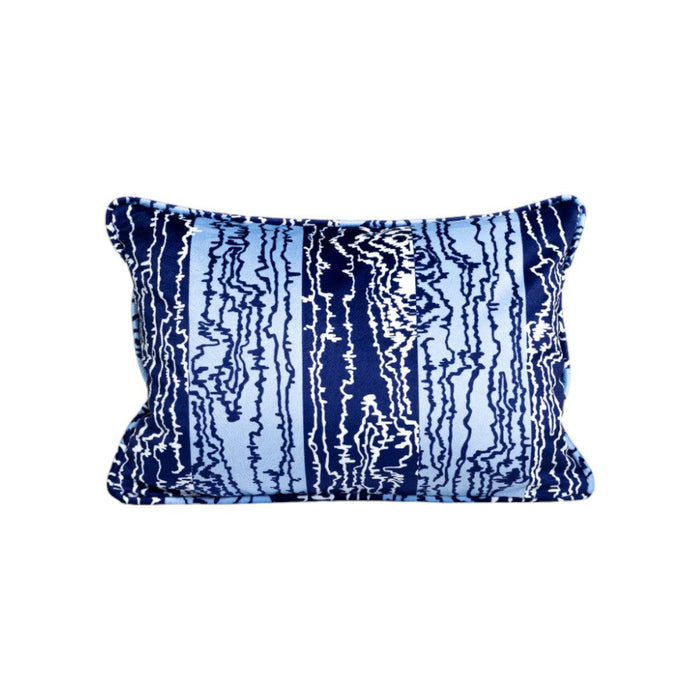 yari indigo lumbar pillow