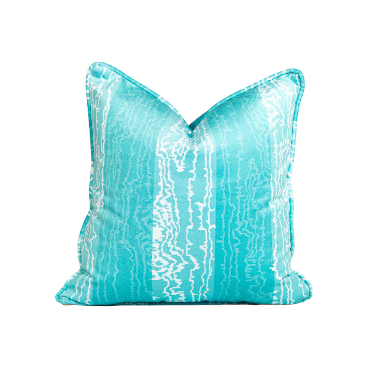 Yari Opal Blue Throw Pillow