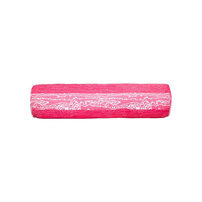 Yari Zany Pink Bolster Pillow